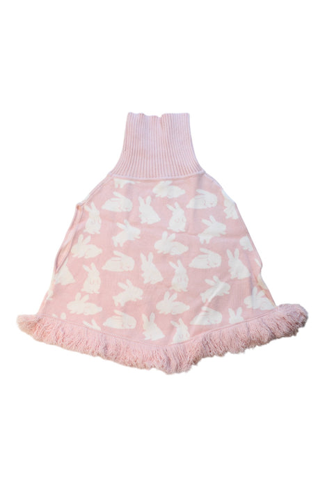 A Pink Capes & Ponchos from Seed in size 4T for girl. (Back View)