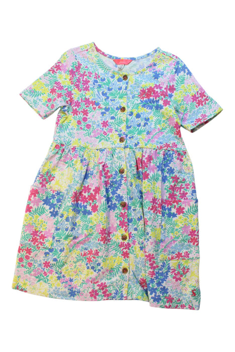 A Multicolour Short Sleeve Dresses from Joules in size 10Y for girl. (Front View)