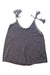A Grey Sleeveless Tops from Excuse My French in size 8Y for girl. (Back View)
