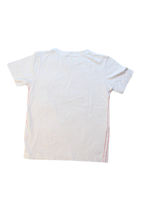 A White Short Sleeve T Shirts from Copenhagen Delights in size 6T for boy. (Back View)