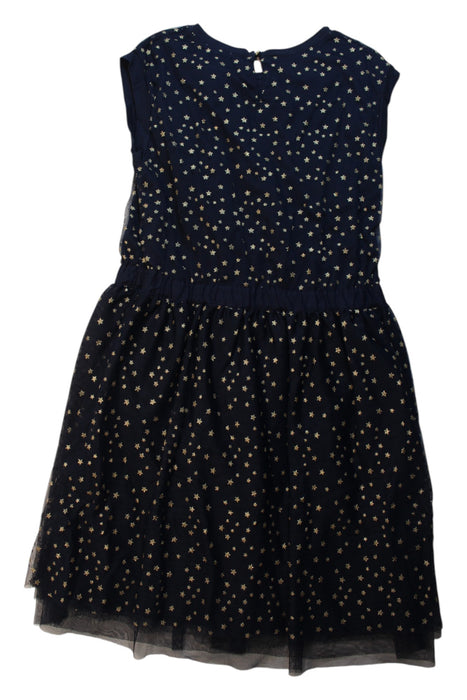 A Navy Sleeveless Dresses from Crewcuts in size 14Y for girl. (Back View)