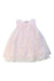 A Pink Sleeveless Dresses from Miniclasix in size 6-12M for girl. (Back View)