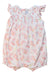 A Pink Sleeveless Rompers from Petit Bateau in size 6-12M for girl. (Front View)