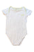 A White Short Sleeve Bodysuits from Marie Chantal in size 6-12M for girl. (Front View)