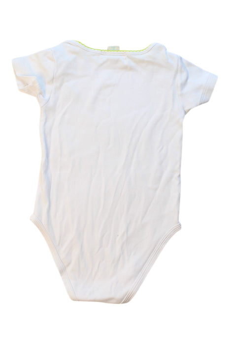 A White Short Sleeve Bodysuits from Marie Chantal in size 6-12M for girl. (Back View)