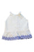 A White Sleeveless Tops from Janie & Jack in size 3-6M for girl. (Front View)