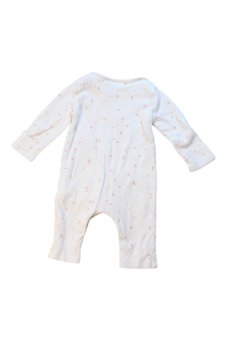 A White Long Sleeve Bodysuits from The Little White Company in size 0-3M for girl. (Back View)