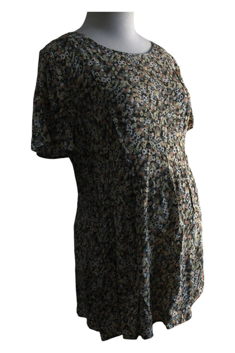A Multicolour Short Sleeve Dresses from Seraphine in size M for maternity. (Front View)