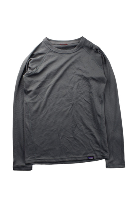 A Grey Long Sleeve T Shirts from Patagonia in size 12Y for neutral. (Front View)