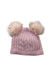 A Pink Winter Hats from Seed in size O/S for girl. (Back View)