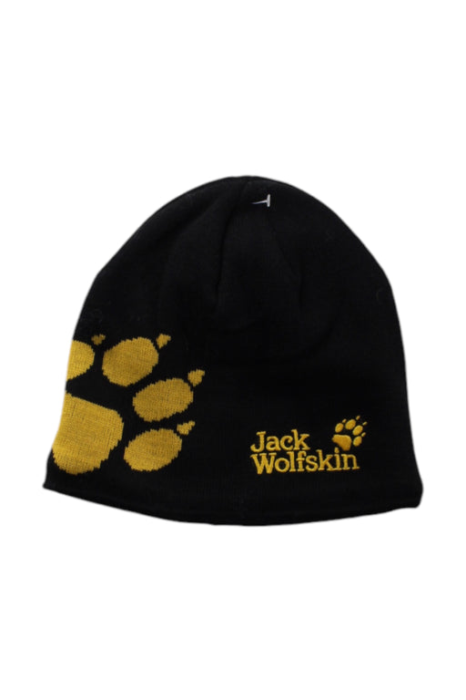 A Black Winter Hats from Jack Wolfskin in size O/S for neutral. (Front View)