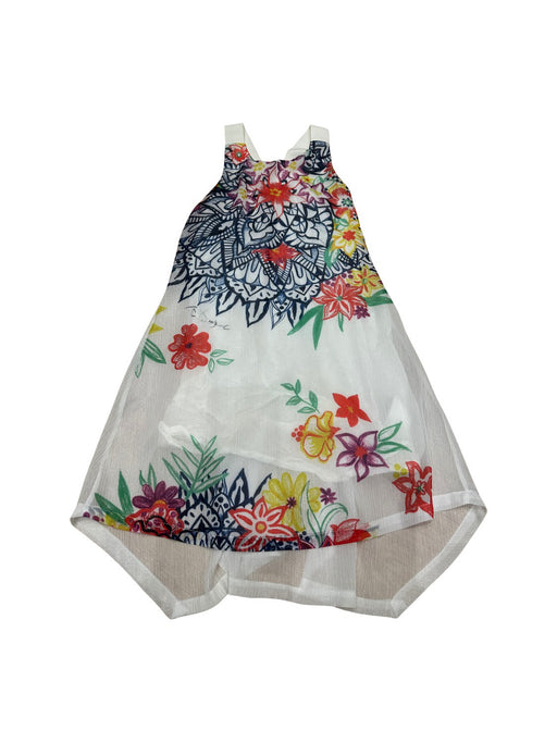 A Multicolour Sleeveless Dresses from Desigual in size 8Y for girl. (Front View)