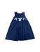 A Navy Sleeveless Dresses from Malvi & Co. in size 6T for girl. (Front View)