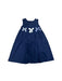 A Navy Sleeveless Dresses from Malvi & Co. in size 6T for girl. (Front View)