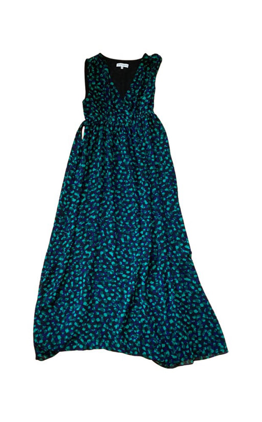 A Blue Sleeveless Dresses from Mayarya in size XS for maternity. (Front View)