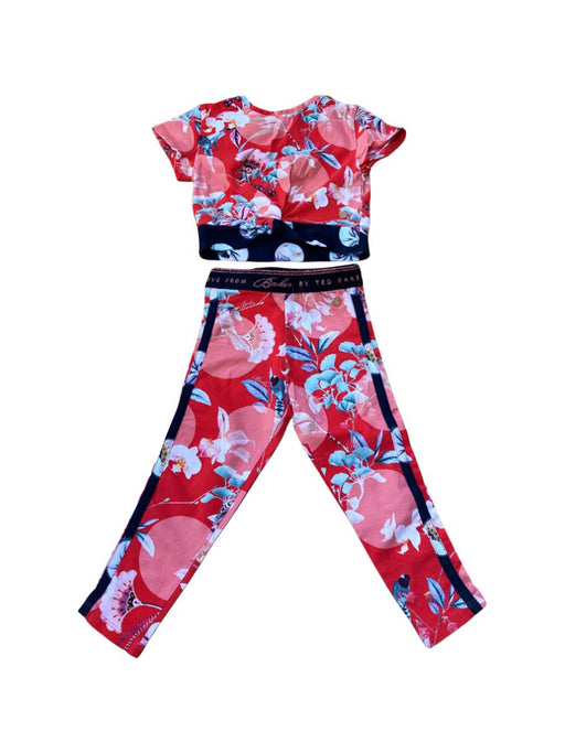 A Red Leggings Sets from Baker by Ted Baker in size 4T for girl. (Front View)