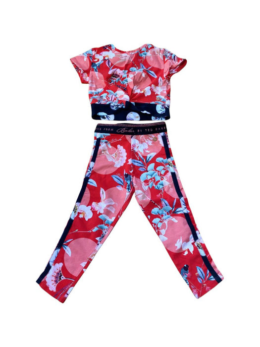 A Red Leggings Sets from Baker by Ted Baker in size 4T for girl. (Front View)