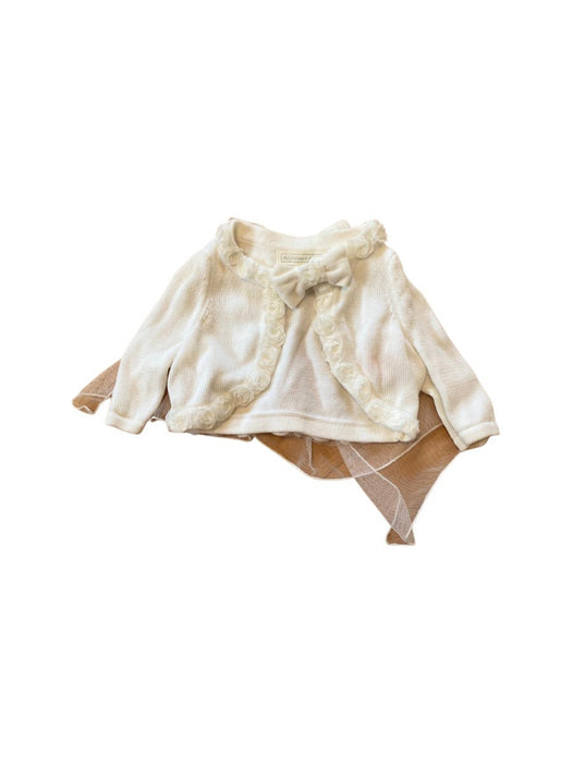 A White Cardigans from Nicholas & Bears in size 0-3M for girl. (Front View)