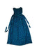 A Blue Sleeveless Dresses from Mayarya in size XS for maternity. (Back View)