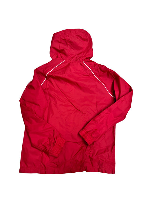A Red Lightweight Jackets from Adidas in size 10Y for neutral. (Back View)