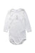 A Ivory Long Sleeve Bodysuits from Petit Bateau in size 6-12M for neutral. (Front View)