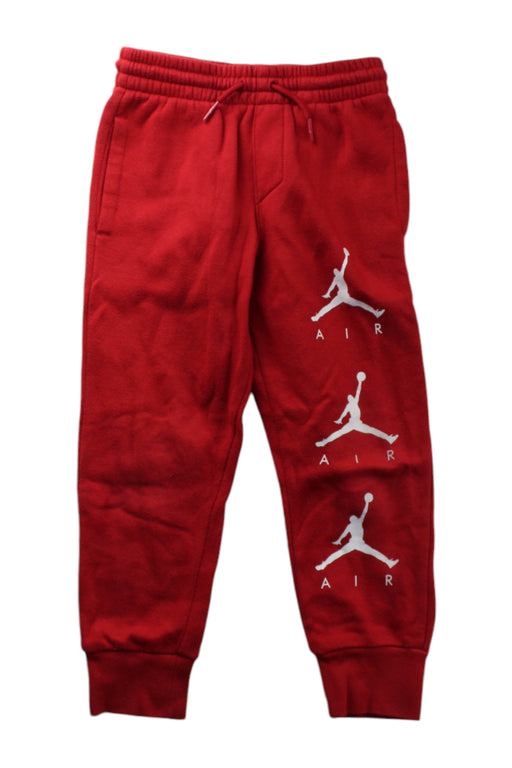 A Red Sweatpants from Nike in size 6T for boy. (Front View)