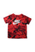 A Red Short Sleeve T Shirts from Nike in size 4T for boy. (Front View)