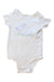 A White Short Sleeve Bodysuits from Ralph Lauren in size 3-6M for boy. (Front View)