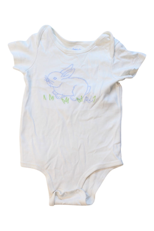 A White Short Sleeve Bodysuits from Ralph Lauren in size 3-6M for boy. (Front View)