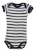 A Navy Short Sleeve Bodysuits from Petit Bateau in size 3-6M for boy. (Front View)