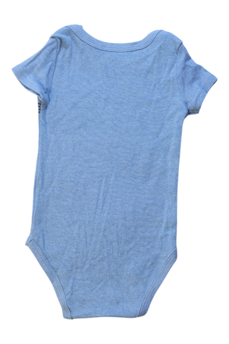 A Blue Short Sleeve Bodysuits from Calvin Klein in size 3-6M for boy. (Back View)