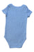 A Blue Short Sleeve Bodysuits from Calvin Klein in size 3-6M for boy. (Back View)