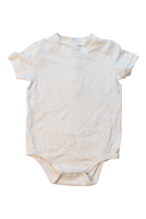 A White Short Sleeve Bodysuits from Polo Ralph Lauren in size 6-12M for boy. (Front View)