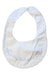 A White Bibs from Chicco in size Newborn for boy. (Front View)