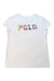 A White Short Sleeve T Shirts from Polo Ralph Lauren in size 8Y for girl. (Front View)