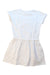 A White Short Sleeve Dresses from Moschino in size 10Y for girl. (Back View)