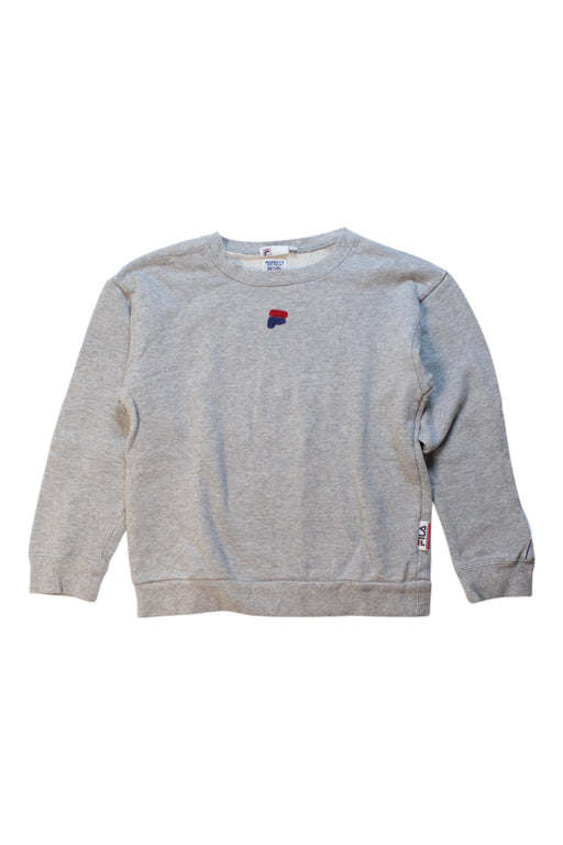 A Grey Crewneck Sweatshirts from Fila in size 8Y for girl. (Front View)