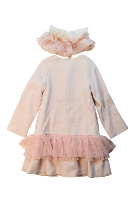 A Pink Coats from Nicholas & Bears in size 4T for girl. (Back View)