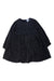 A Black Long Sleeve Dresses from Jacadi in size 6T for girl. (Front View)