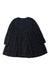 A Black Long Sleeve Dresses from Jacadi in size 6T for girl. (Back View)
