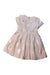 A Beige Short Sleeve Dresses from Jacadi in size 6T for girl. (Back View)