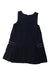 A Navy Sleeveless Dresses from Jacadi in size 6T for girl. (Back View)