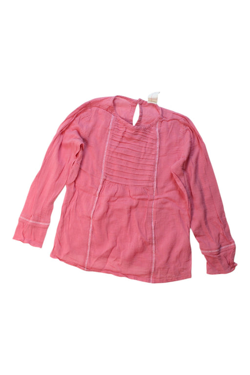 A Pink Long Sleeve Tops from Juliet & the Band in size 6T for girl. (Front View)