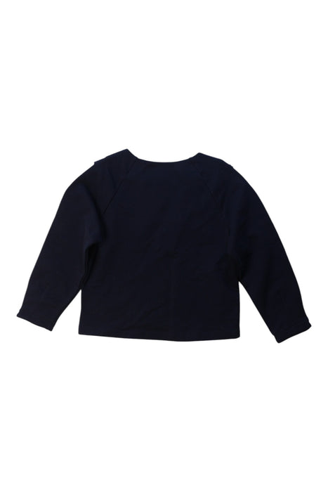 A Navy Long Sleeve Tops from Jacadi in size 6T for girl. (Back View)
