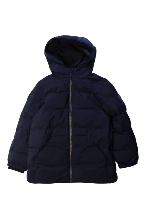 A Navy Puffer/Quilted Coats & Outerwear from Jacadi in size 8Y for boy. (Front View)