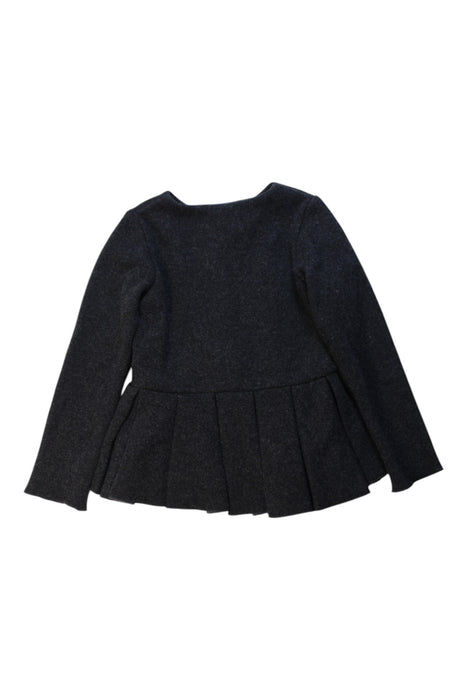 A Black Blazers from Jacadi in size 8Y for girl. (Back View)