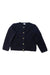 A Navy Cardigans from Petit Bateau in size 6T for girl. (Front View)