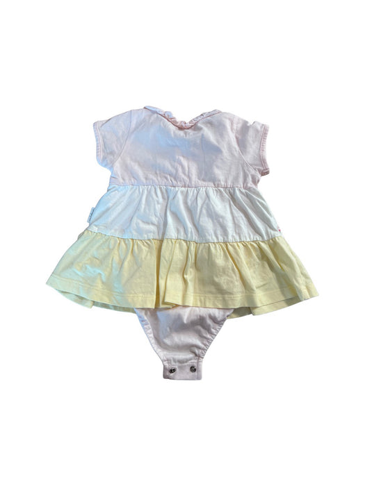 A Pink Short Sleeve Dresses from Mides in size 3-6M for girl. (Back View)