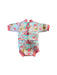 A Pink Floatsuits from Splash About in size 3-6M for girl. (Back View)