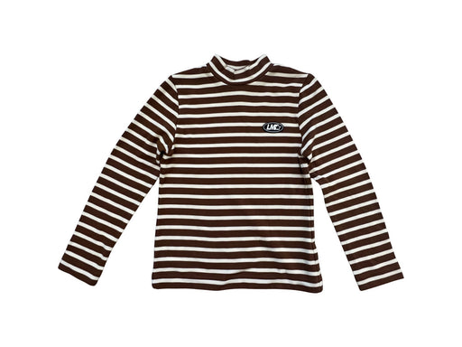 A Brown Long Sleeve T Shirts from little Mo & Co. in size 5T for neutral. (Front View)
